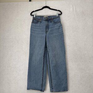Madewell Jeans Womens 27 The Perfect Vintage Wide-Leg Crop High Rise Denim Pants